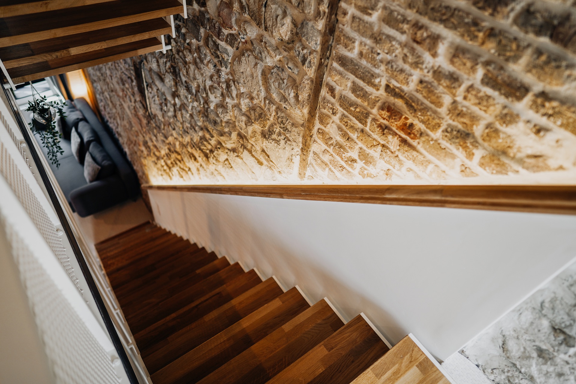 Escalier vue du haut